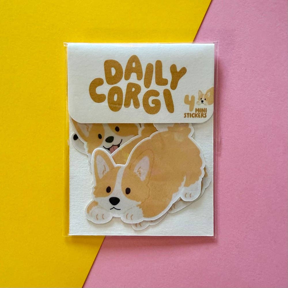 Stickers Daily Corgi - Pikalem studio