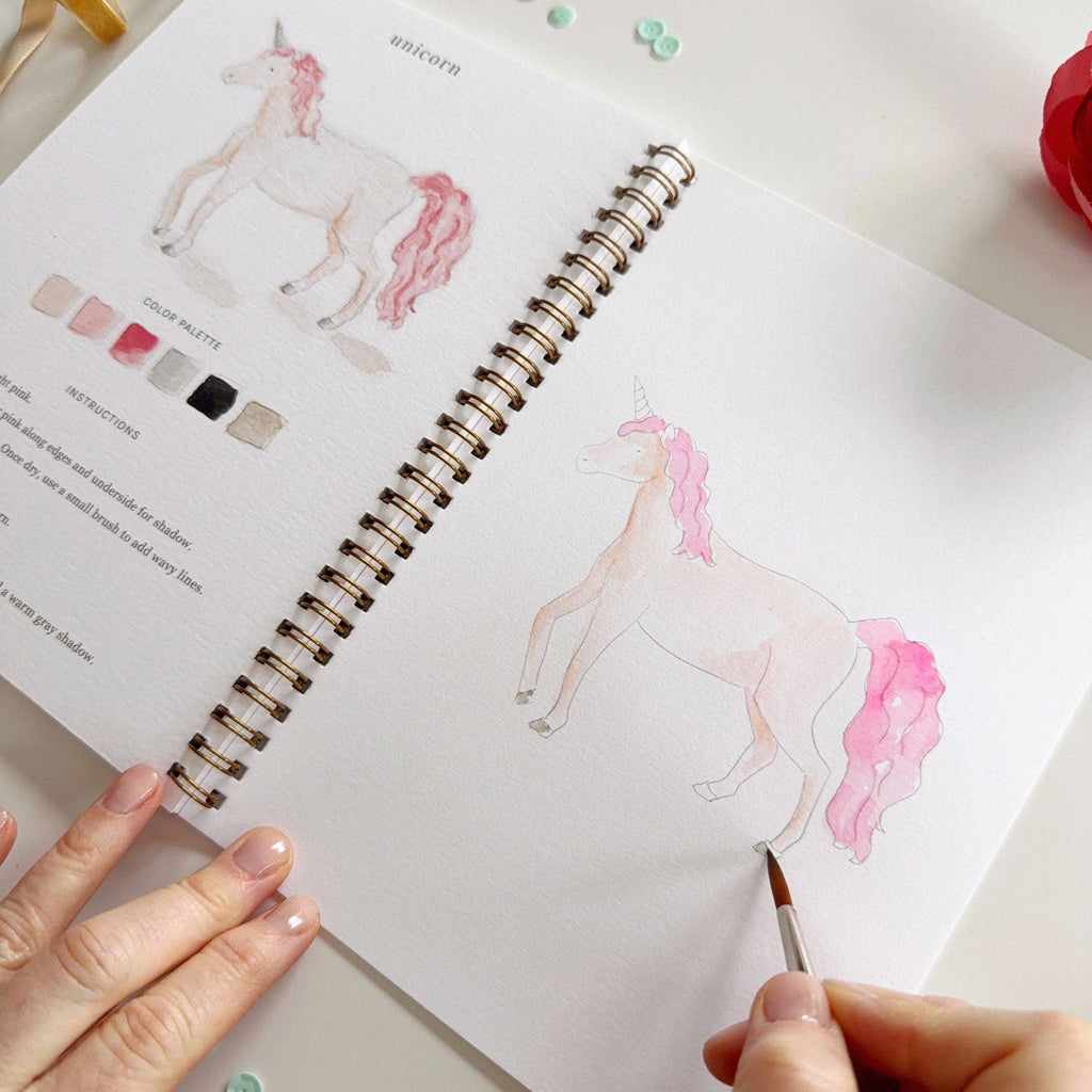 Cahier aquarelle contes de fées Emily Lex Studio