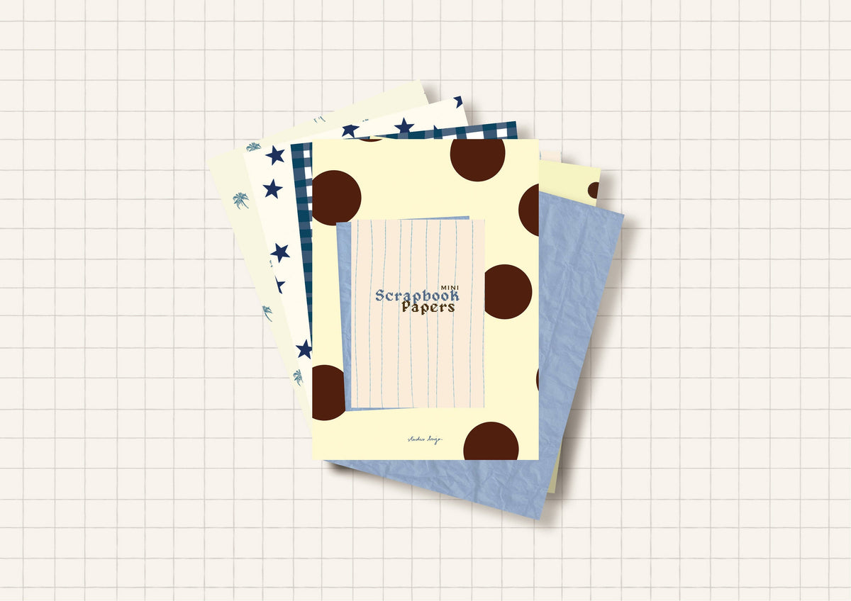 Mini scrapbook papers Book