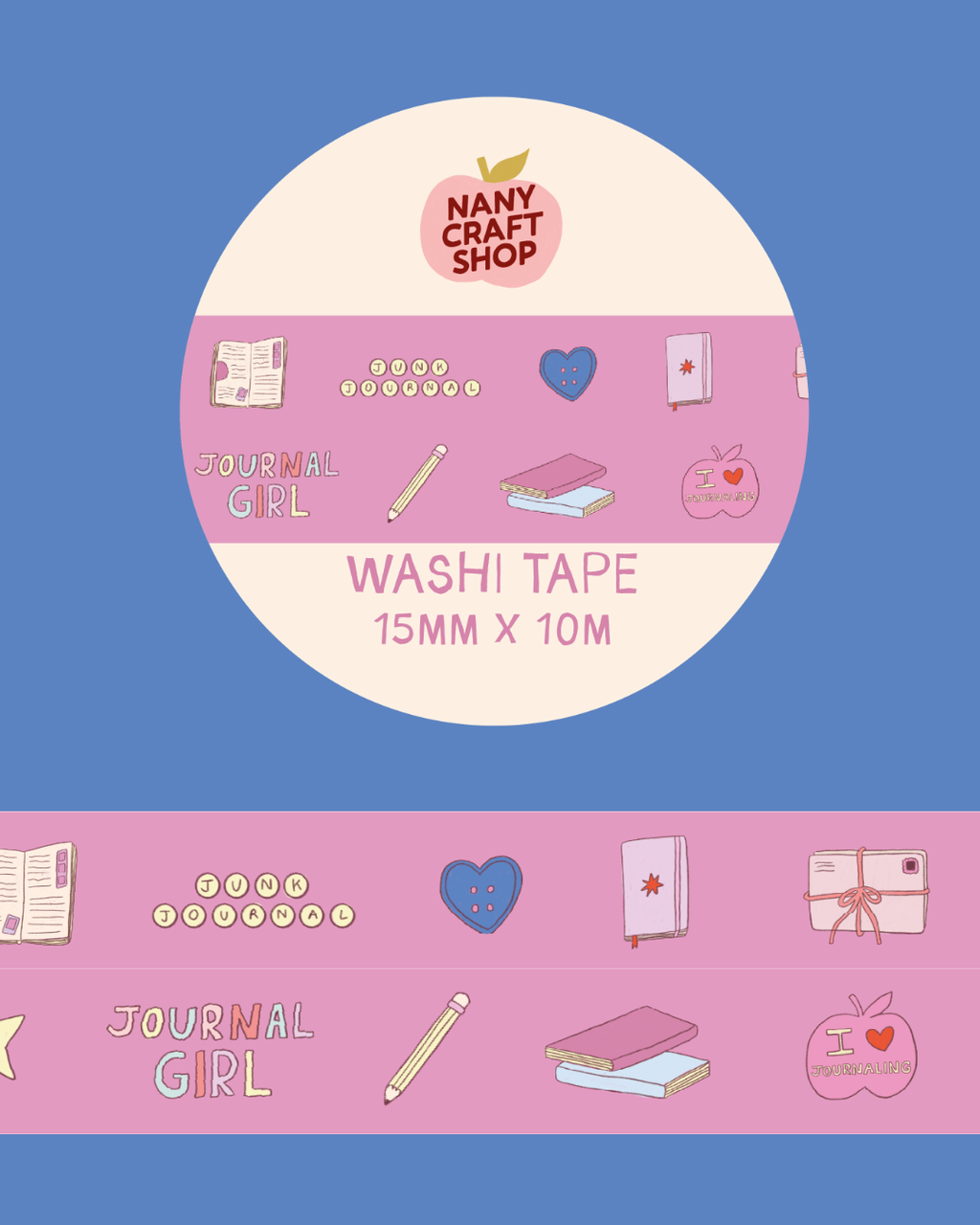 Washi Tape - Junk Journaling - Nany Craft Shop