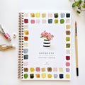 Cahier d'aquarelle bouquets Emily lex Studio