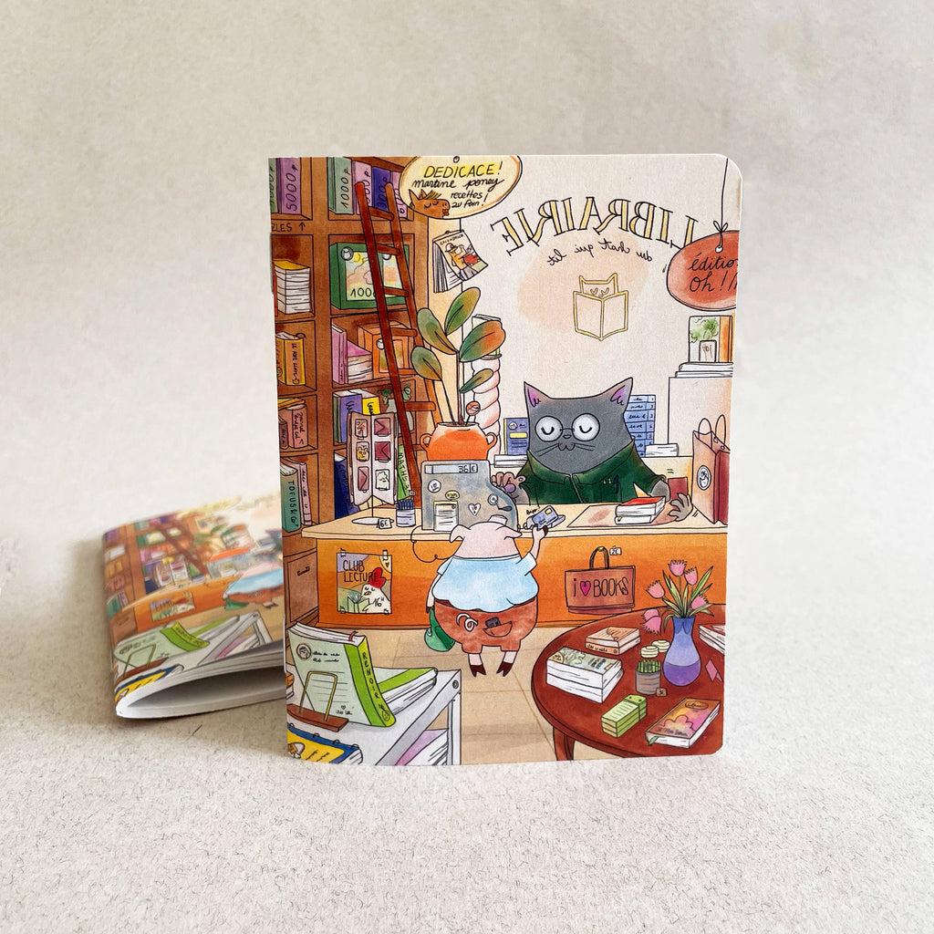 Carnet de poche illustré – Le Libraire - Oh ! Mon Dessin