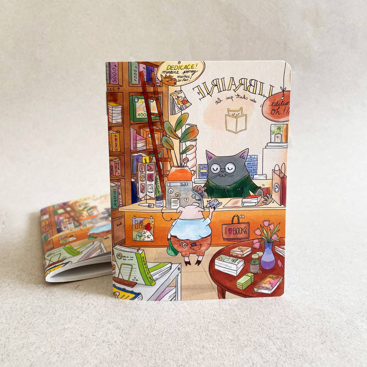 Carnet de poche illustré – Le Libraire - Oh ! Mon Dessin