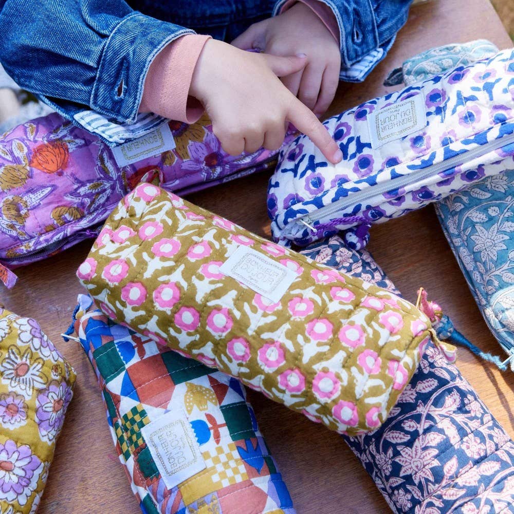 Trousse d'école Nila - Isha Cassis - Bonheur du jour