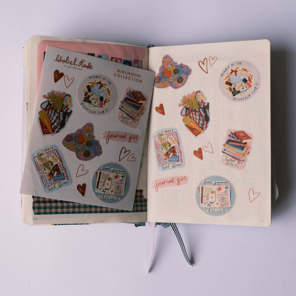 Collection « Girlhood » — Autocollants vinyle illustrés
