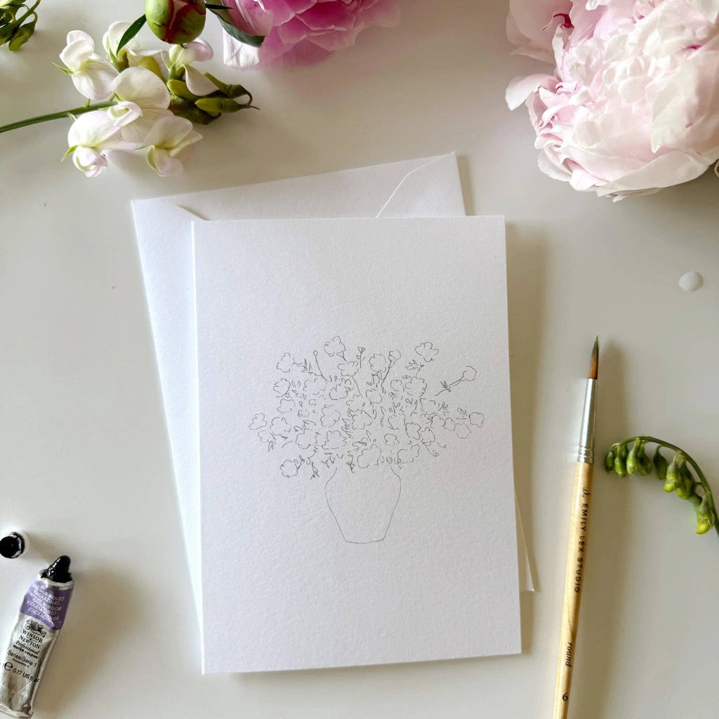 8 Cartes aquarelle à peindre - Emily Lex