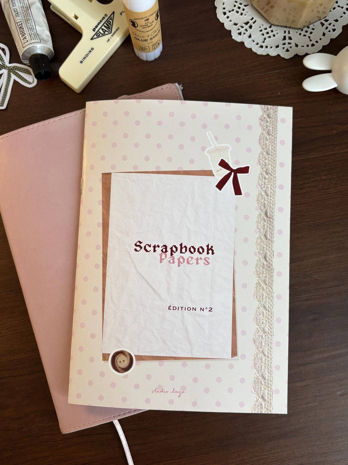 Scrapbook papers Book n°2 - 14 designs - Studio Louja