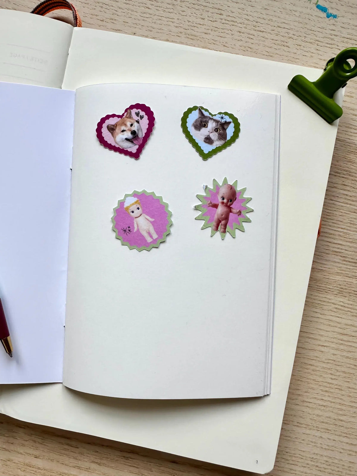 Livre Rangement Stickers A6 Gingham — Shellflower