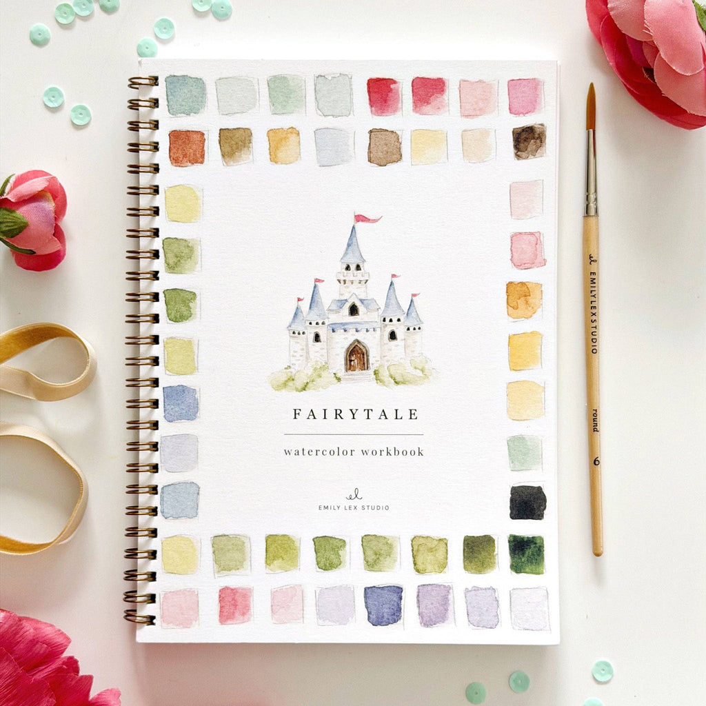 Cahier aquarelle contes de fées Emily Lex Studio