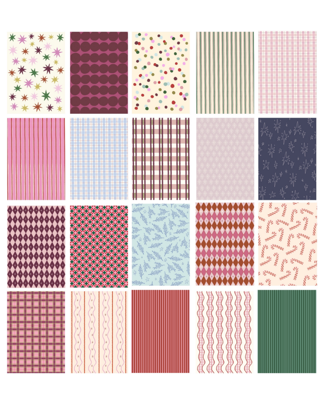 Scrapbook paper A5 40 pages Winter Edition ❄️ - Nany Craft Shop