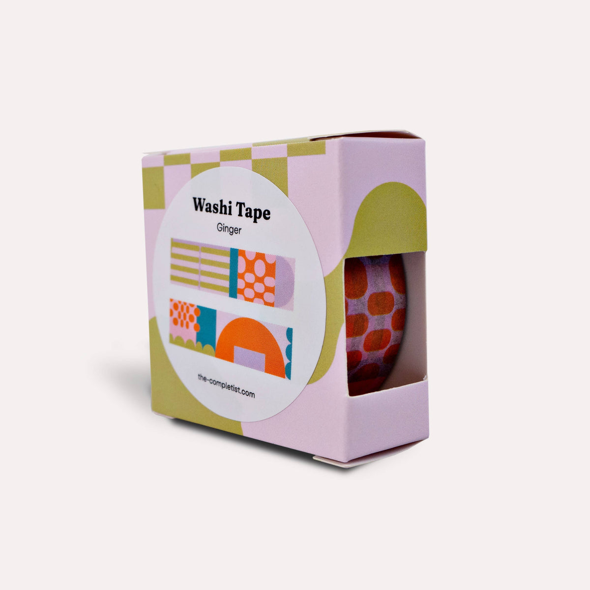 Ruban Washi Ginger — Géométrique Coloré · The Completist