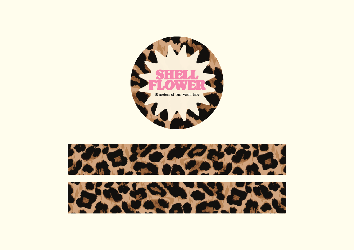 Washi tape Léopard — Shellflower