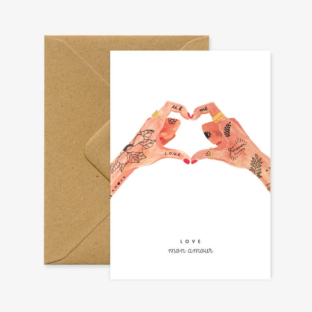 Cartes A6 « Hands Of Love » - ATWTS