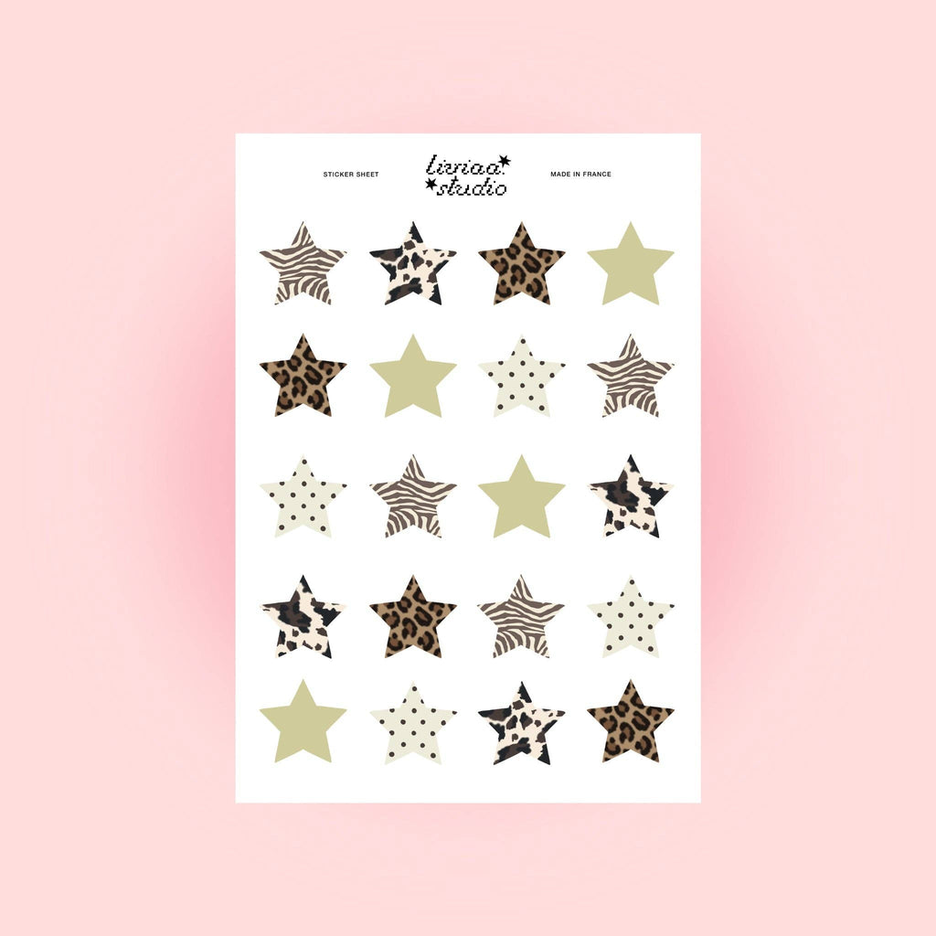 Planche Étoiles Motif — Liviaa.studio