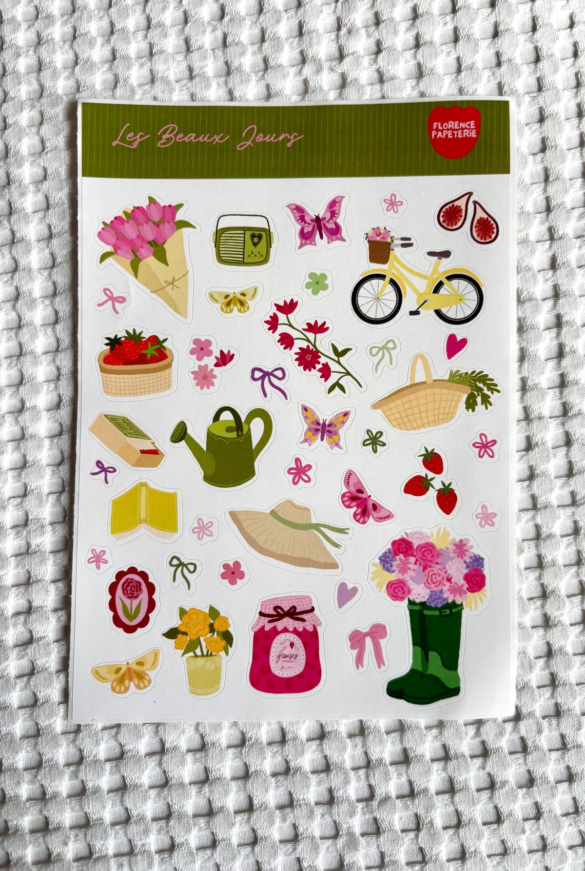 Planche de stickers - Les Beaux Jours 