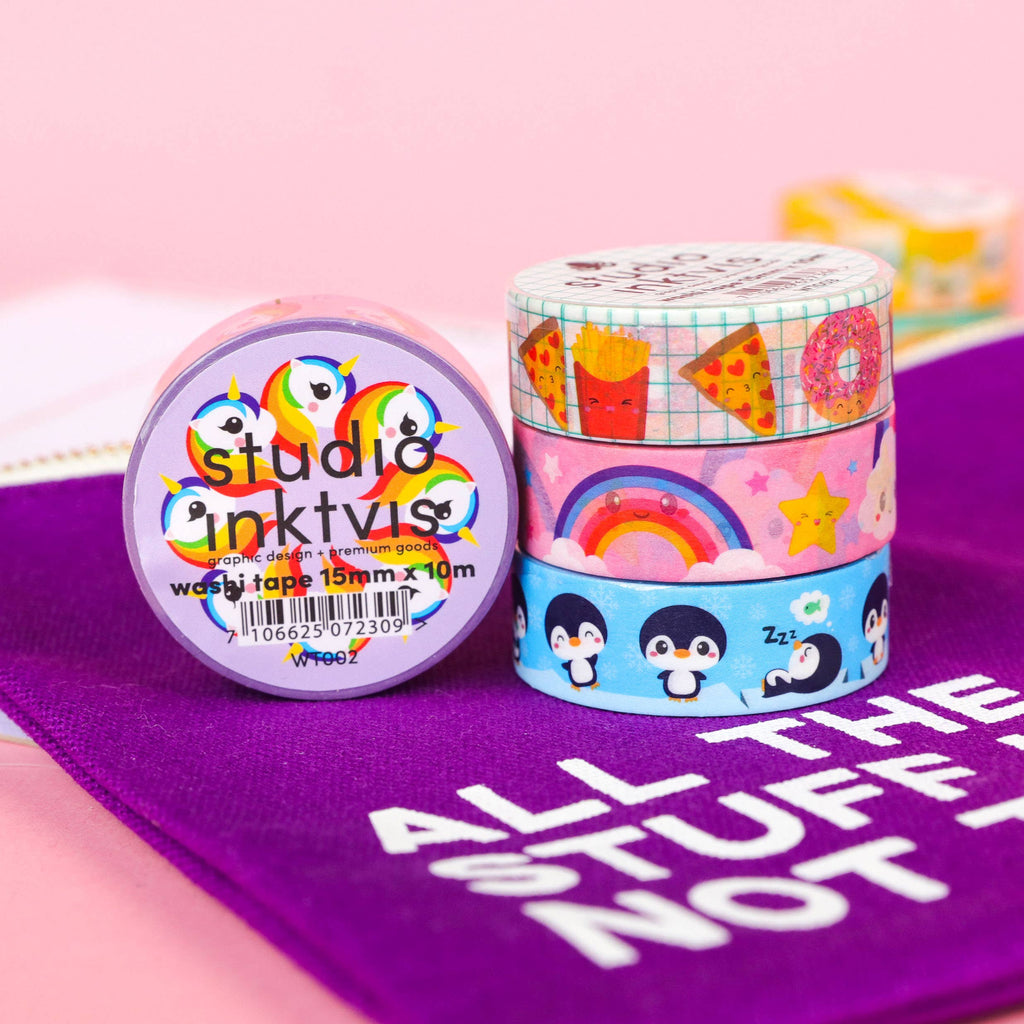 Ruban Washi Arc-en-Ciel Nuage — Studio Inktvis