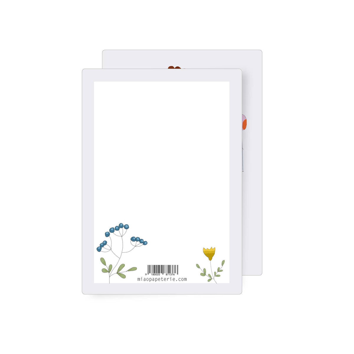Lettre | Carte postale: Avec enveloppe et couverture en cellophane