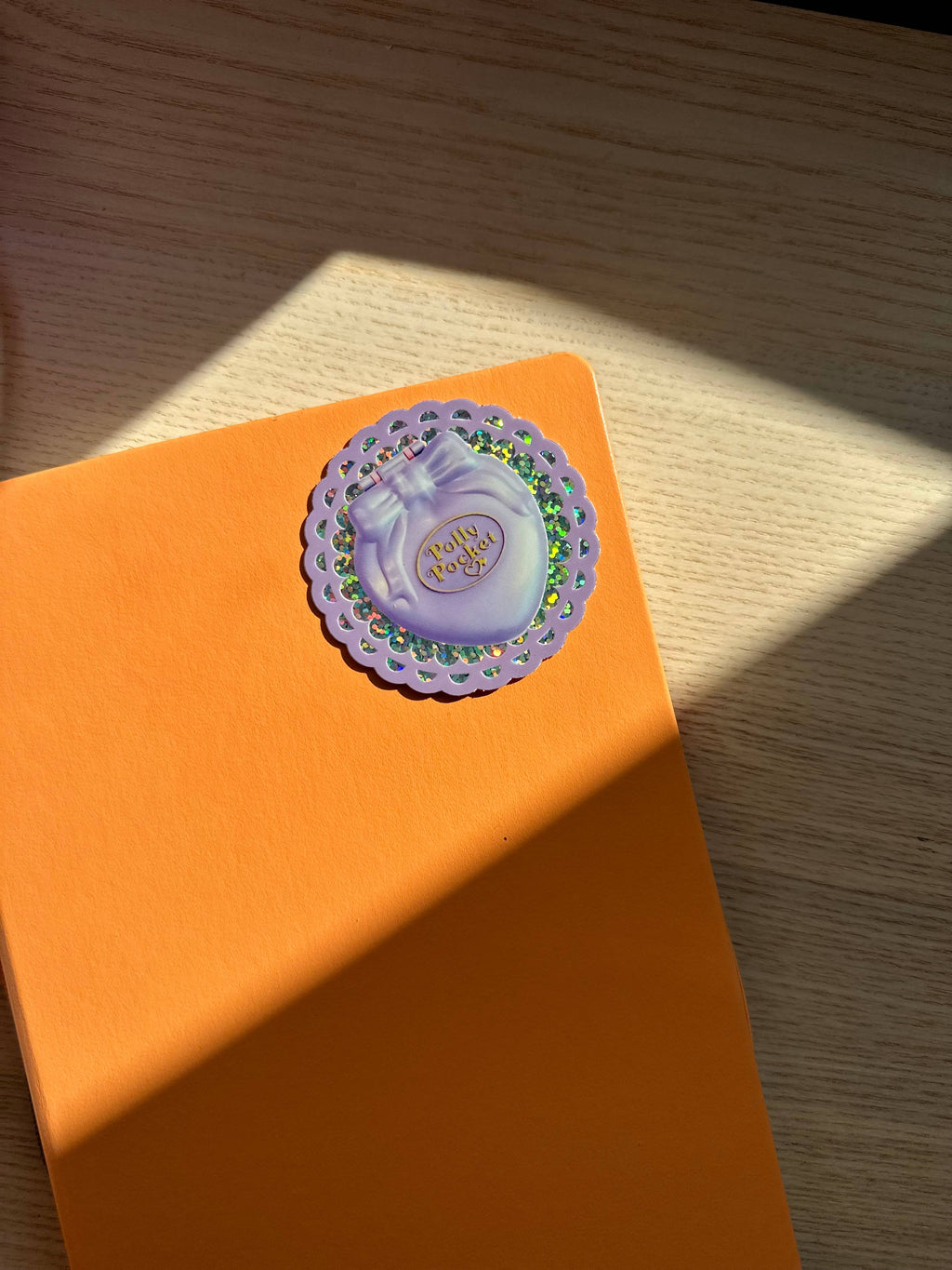 Sticker Pailleté Polly Pocket — Shellflower