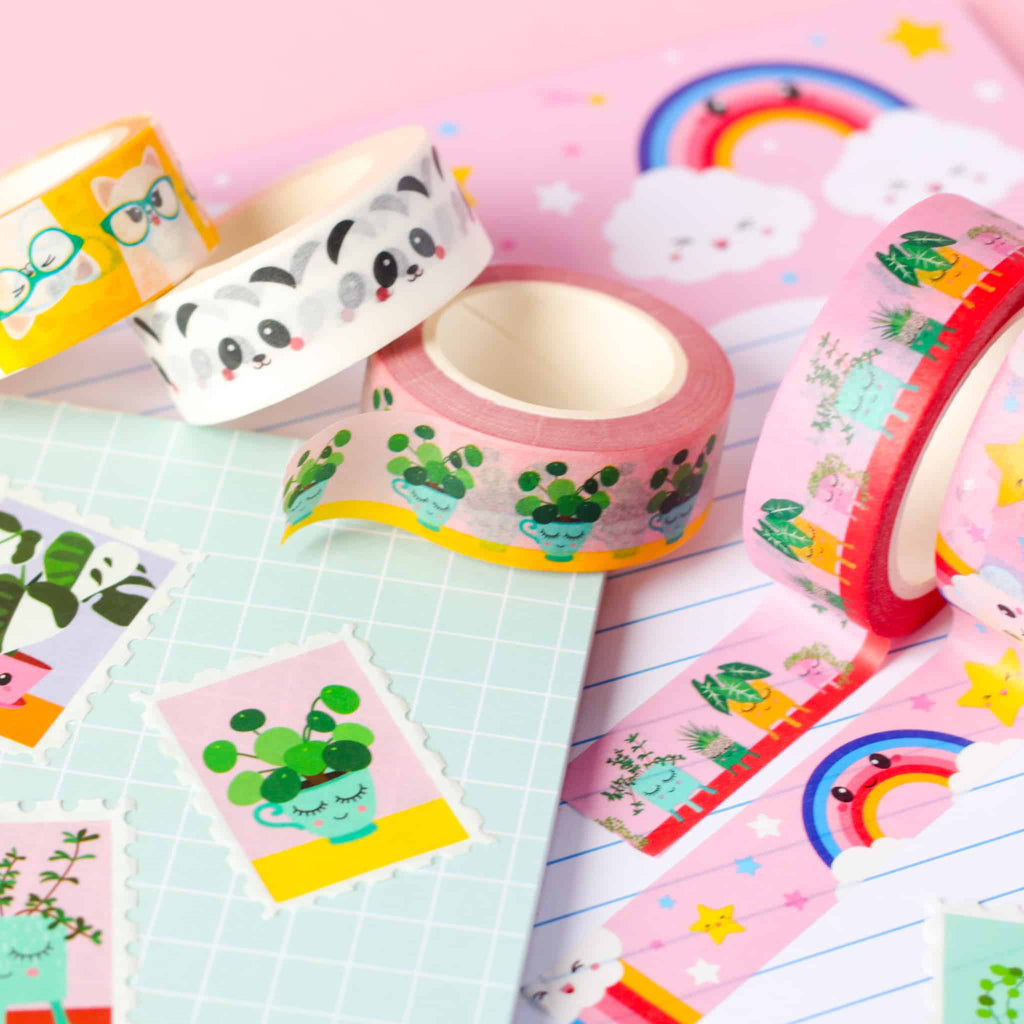 Ruban Washi Arc-en-Ciel Nuage — Studio Inktvis