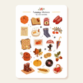 Planche de stickers Bonjour automne - Och Monika