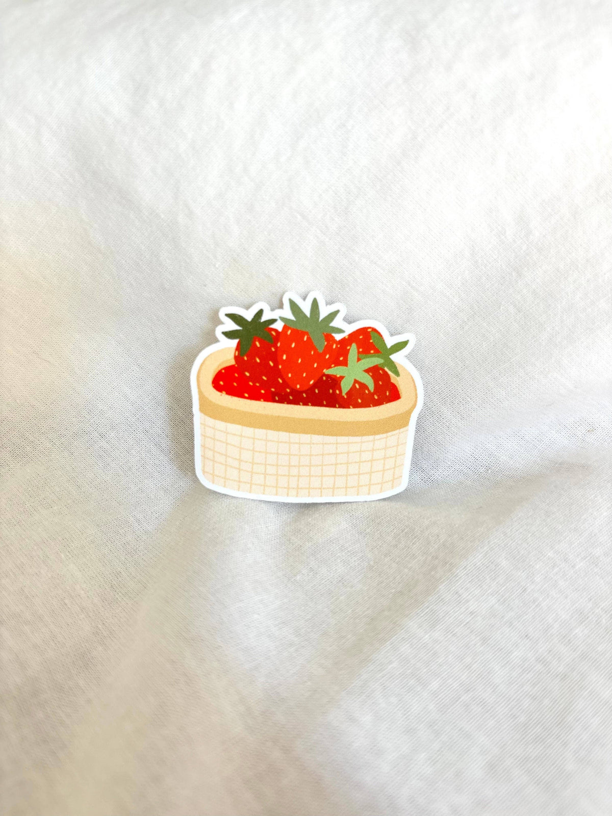 Sticker Fraise du marché — Florence Papeterie