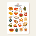 Planche de stickers Pâtisserie d'automne - Och Monika