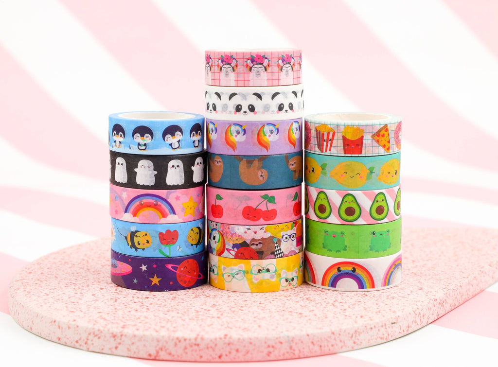 Ruban Washi Arc-en-Ciel Nuage — Studio Inktvis