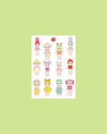Planche stickers A6 Baby Entier — Nany Craft Shop