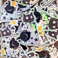 Sticker Holographique Le Chat Sorcier - Oh ! Mon Dessin