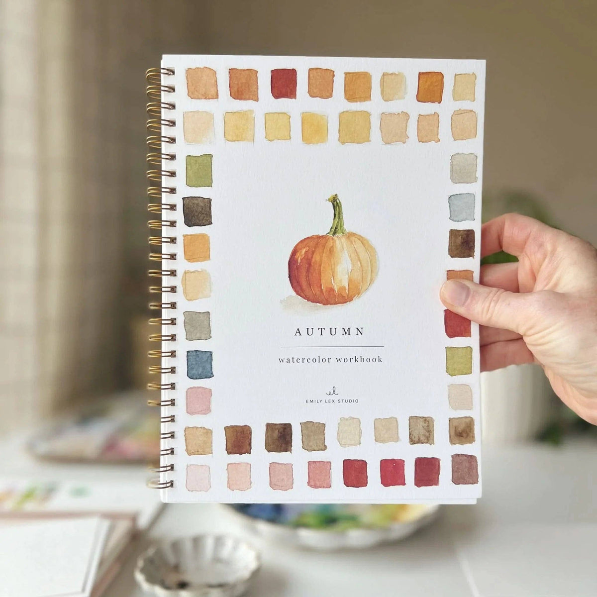 Cahier d'aquarelle d'automne - Emily Lex Studio