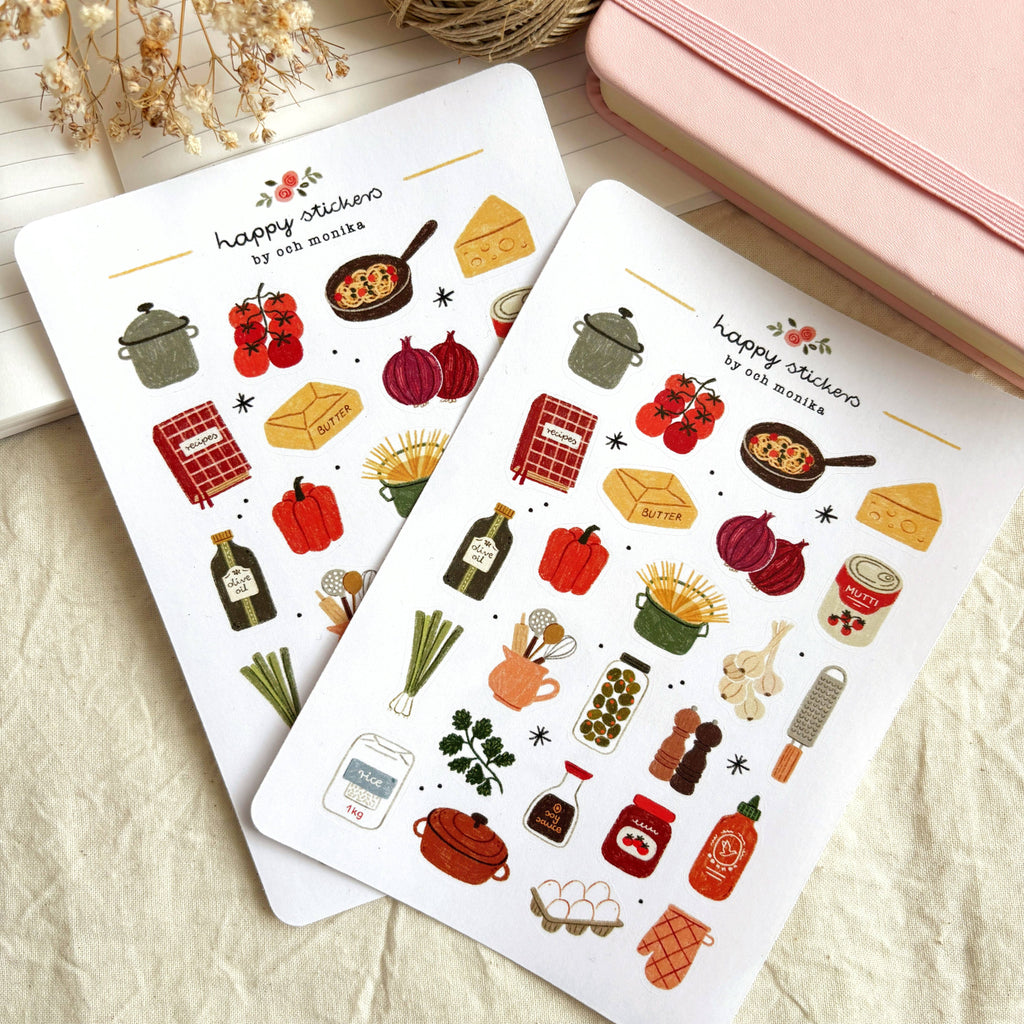 Planche de stickers Cuisine maison — Och Monika