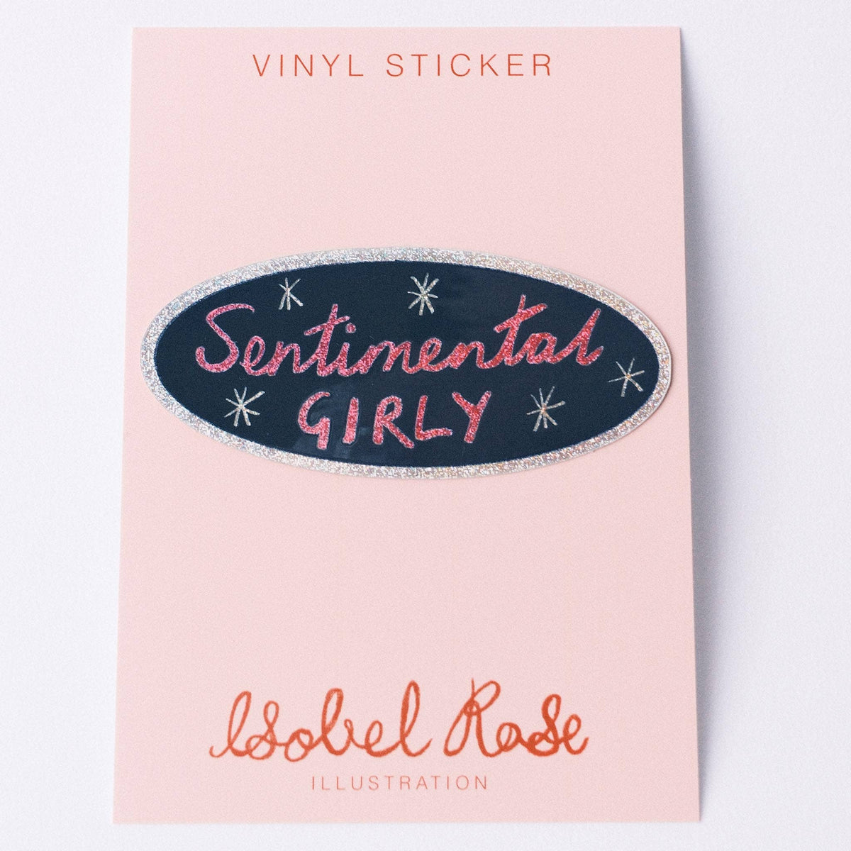 Sticker "Sentimental Girly" - Isobel Rose illustration