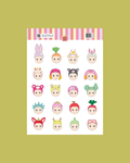 Planche stickers A5 Baby Maxi — Nany Craft Shop