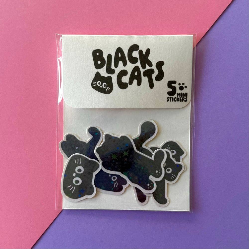 Stickers Black Cats - Pikalem studio