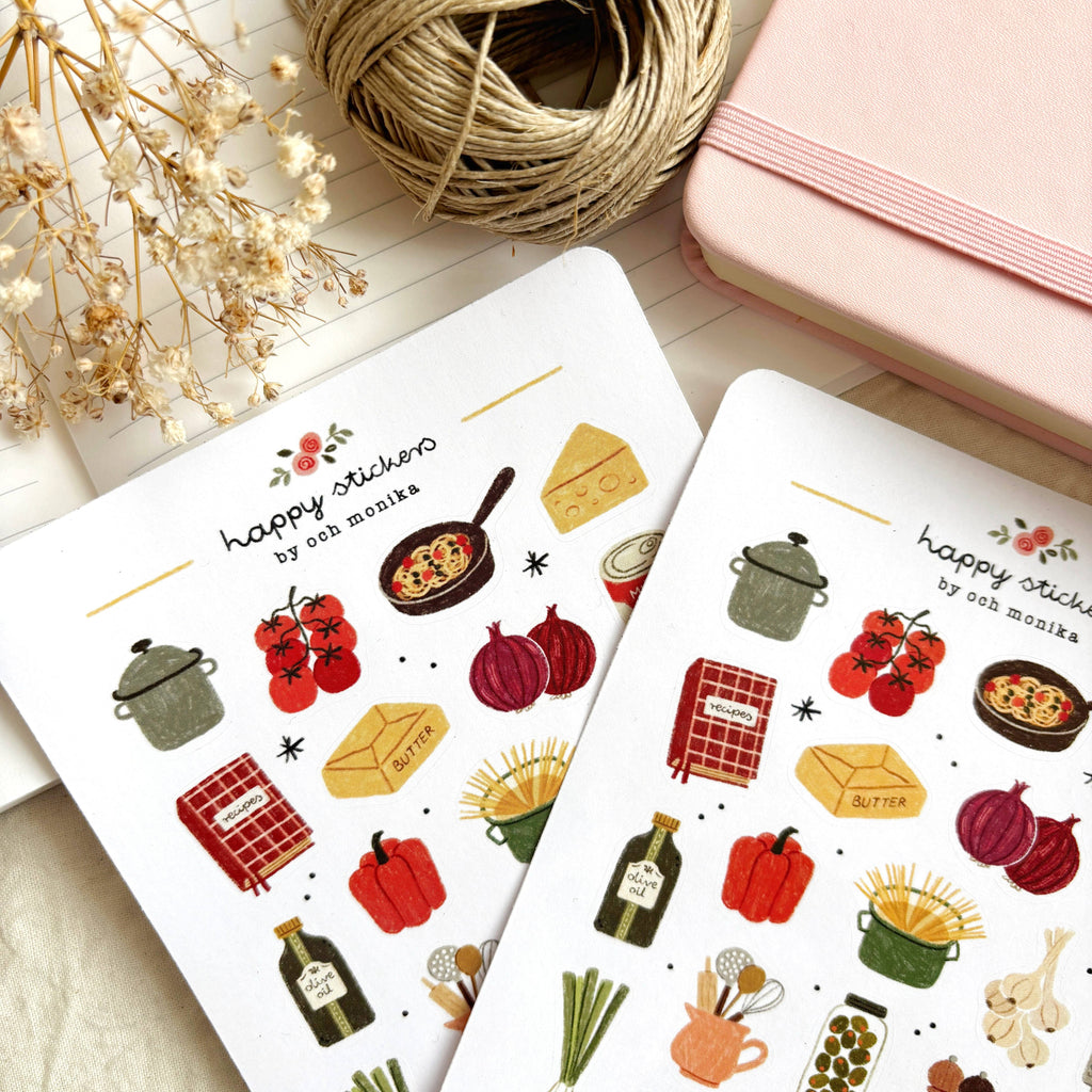 Planche de stickers Cuisine maison — Och Monika