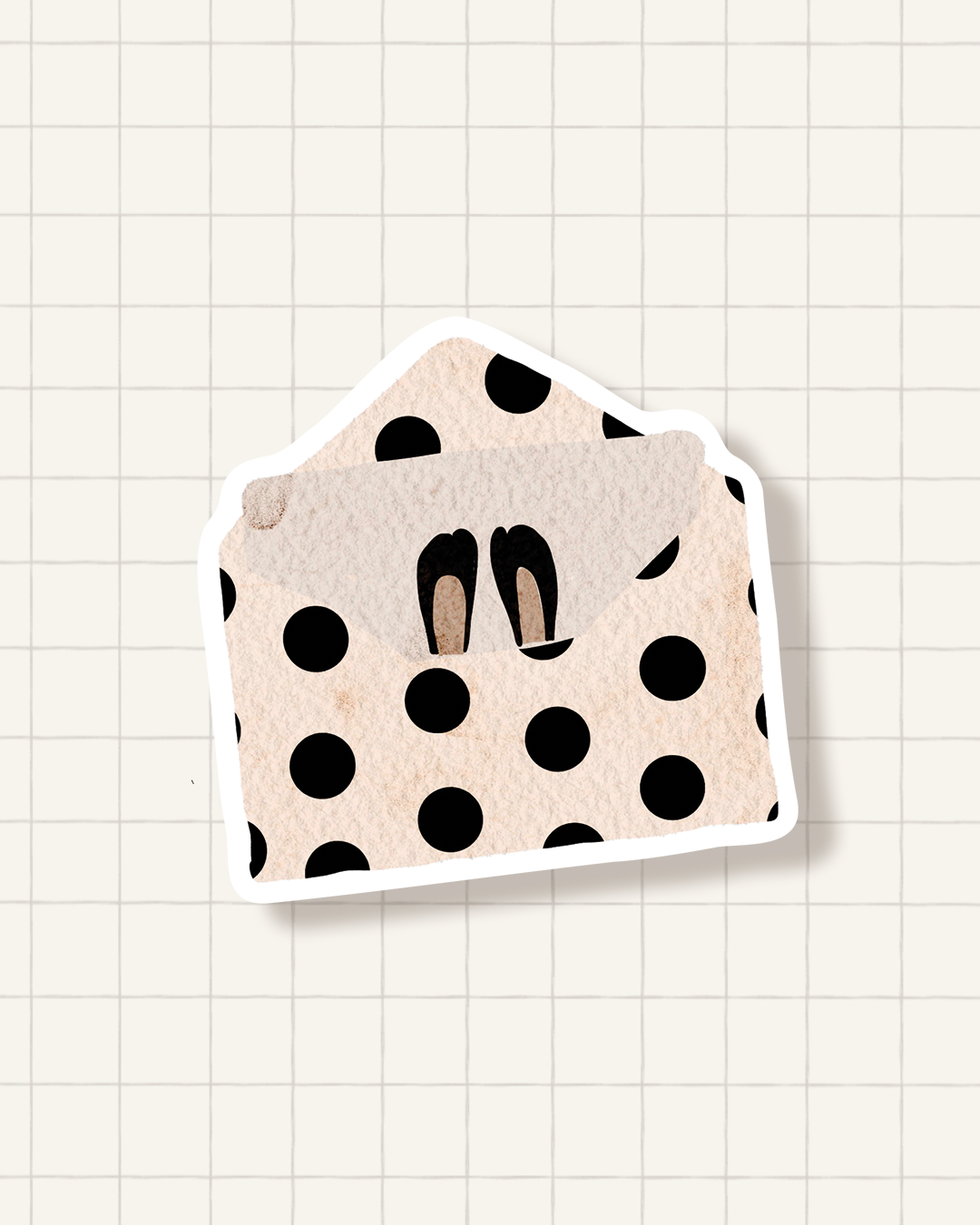Sticker - dots envelop