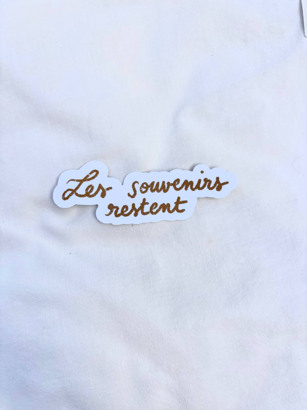 Sticker – Les souvenirs restent — Florence Papeterie