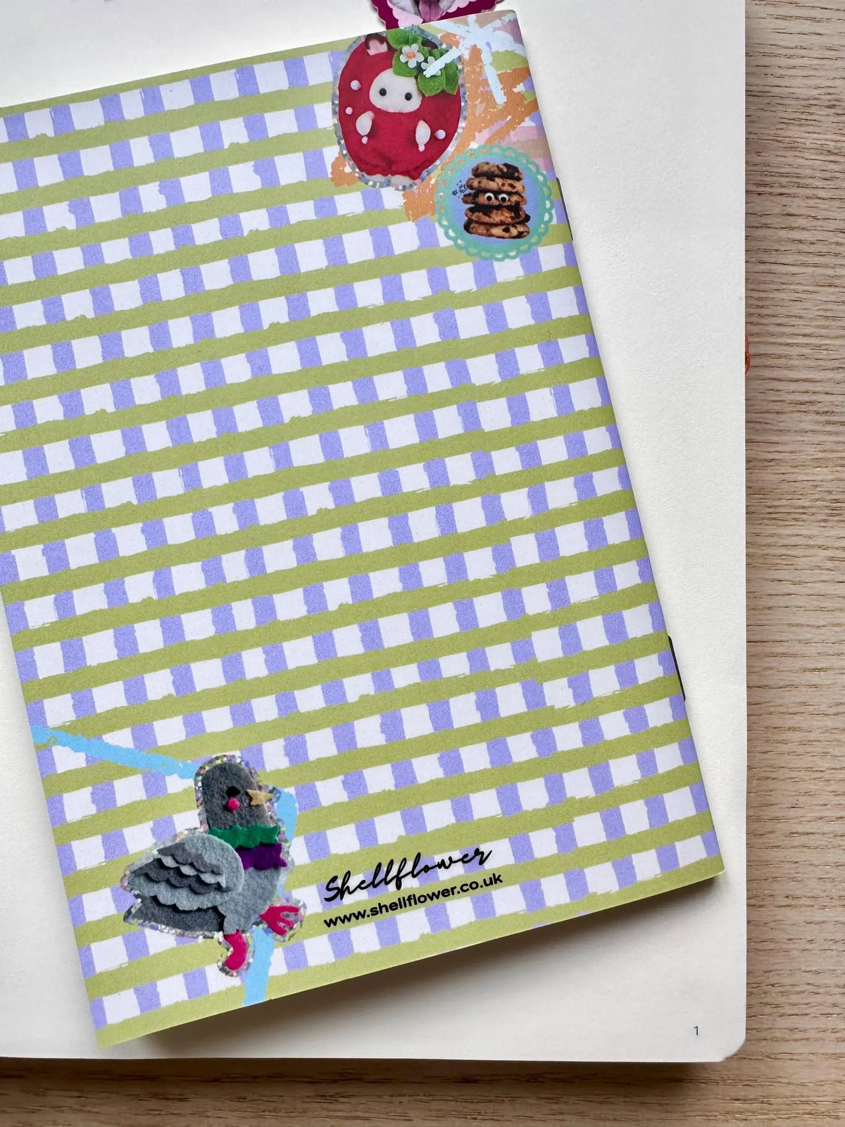 Livre Rangement Stickers A6 Gingham — Shellflower