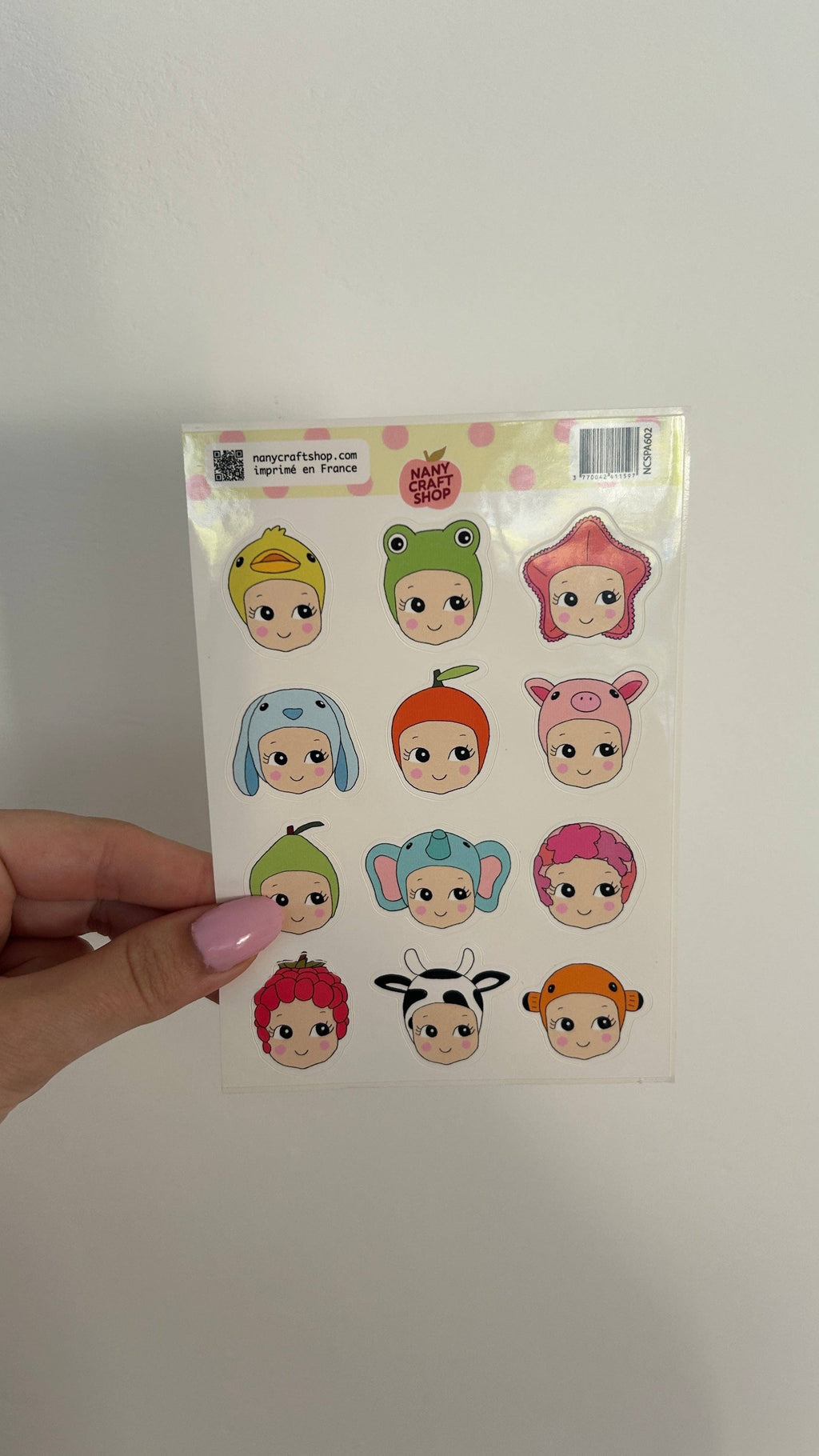 Planche stickers A6 Baby — Nany Craft Shop