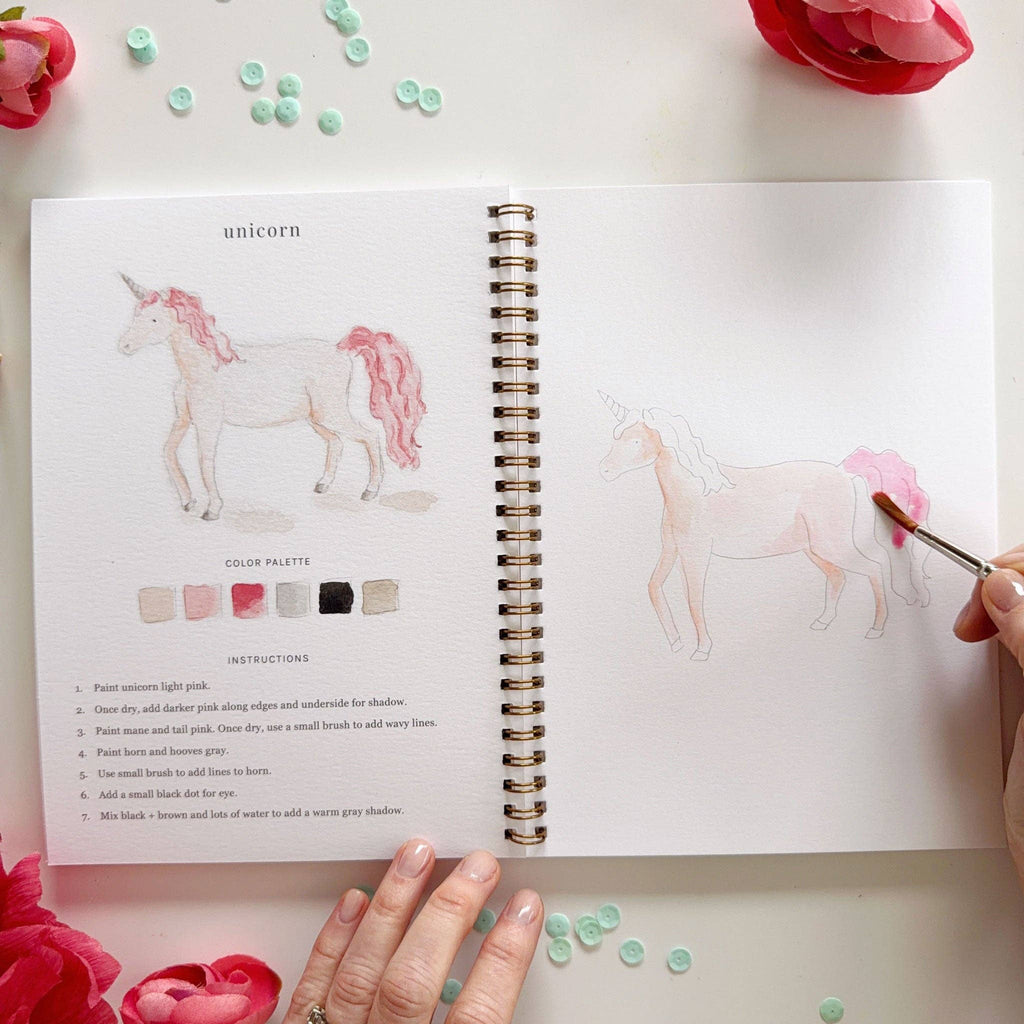 Cahier aquarelle contes de fées Emily Lex Studio