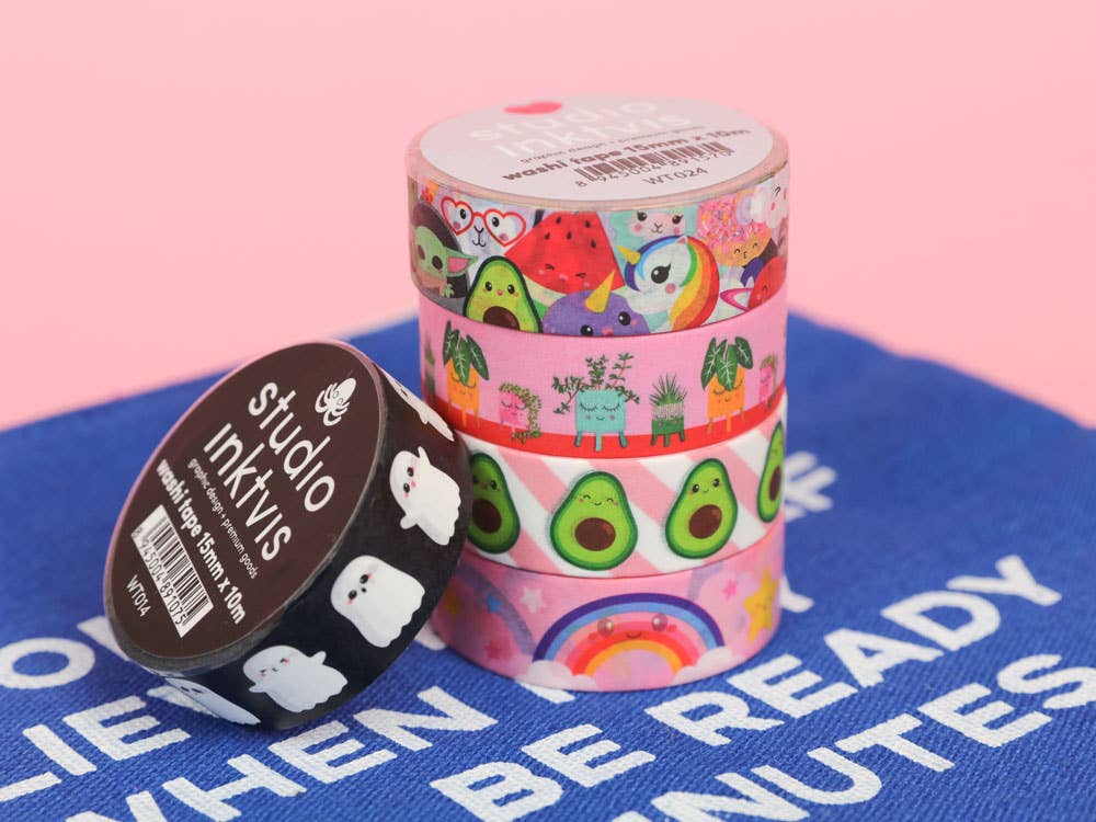 Ruban Washi Arc-en-Ciel Nuage — Studio Inktvis