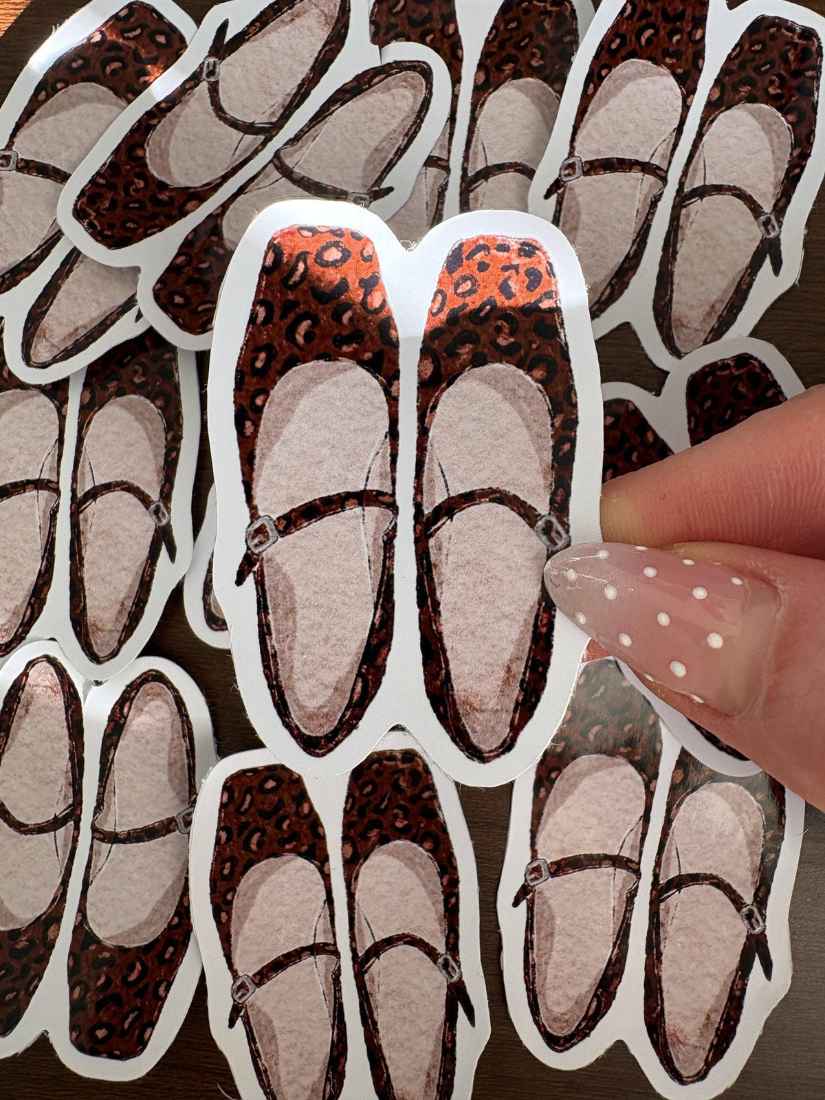 Sticker - ballerinas léopard - Studio Louja