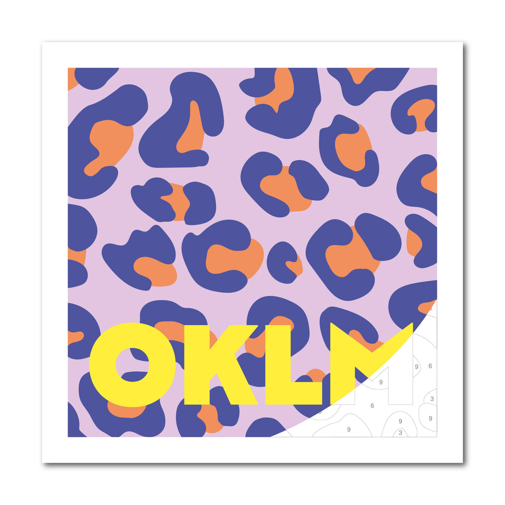 Kit peinture au numéro - DIY - MESSAGES