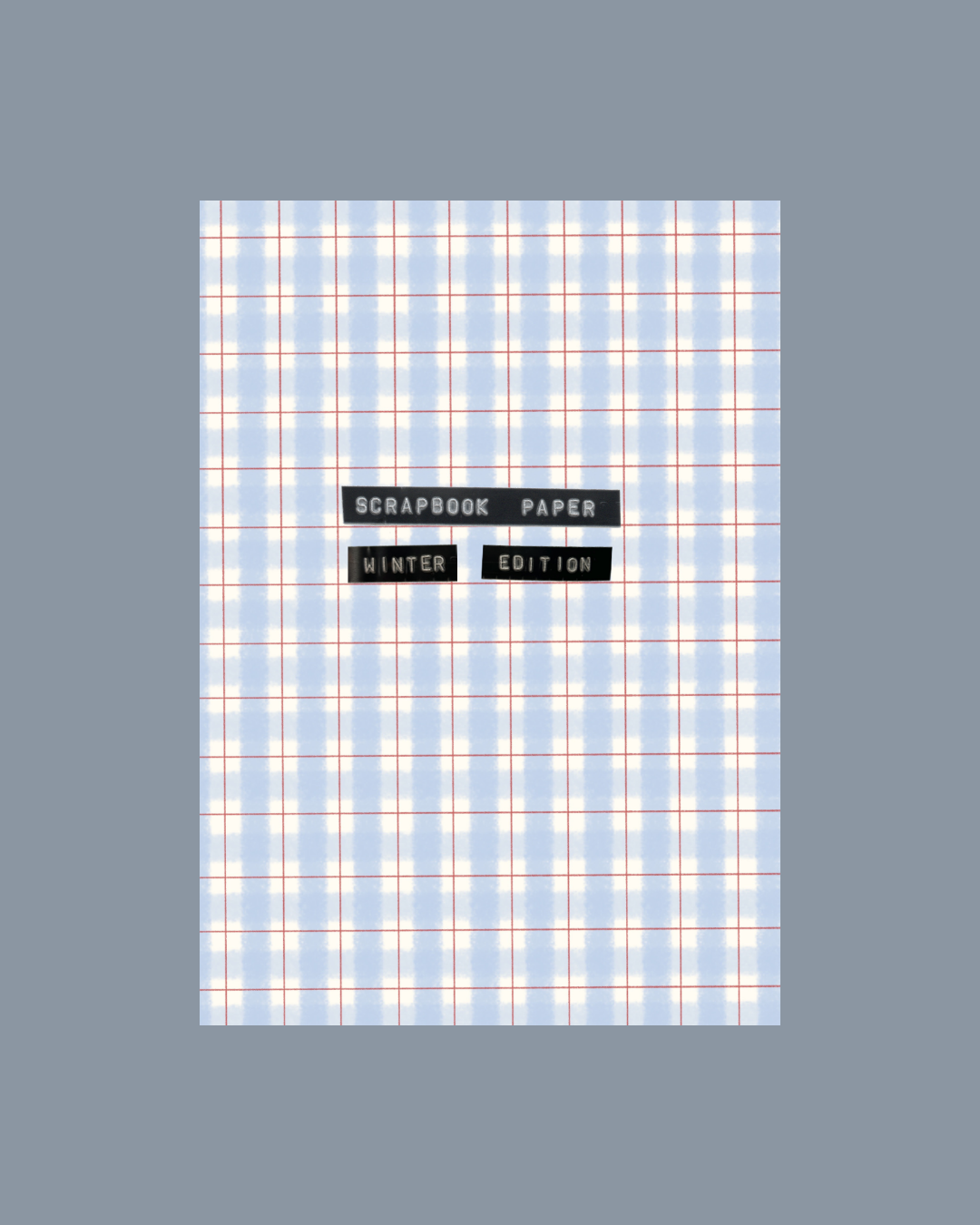 Scrapbook paper A5 40 pages Winter Edition ❄️ - Nany Craft Shop