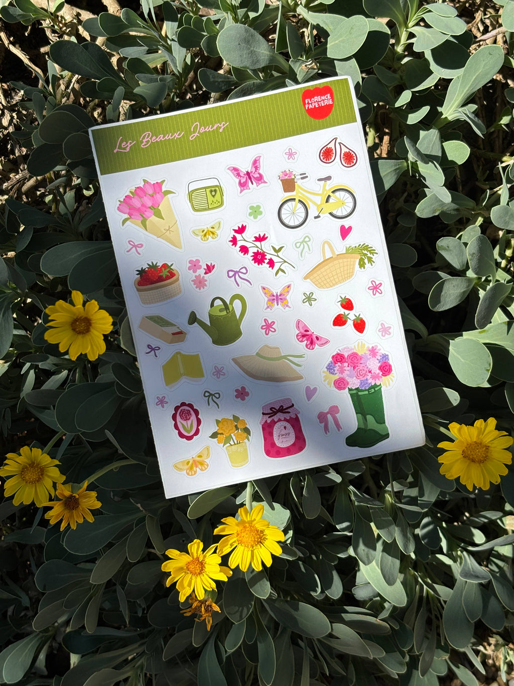 Planche de stickers - Les Beaux Jours 