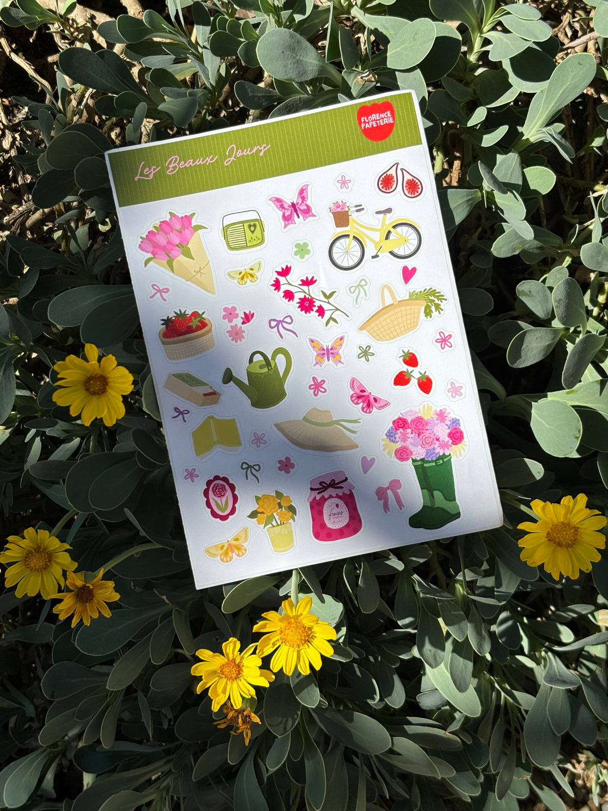Planche de stickers - Les Beaux Jours 