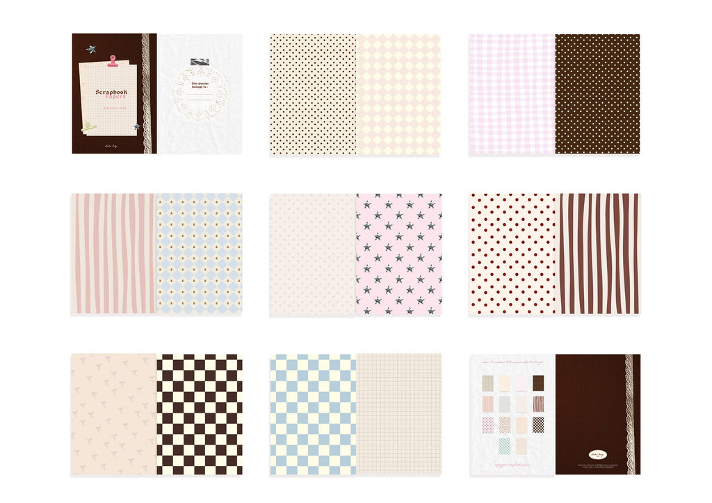 Scrapbook papers Book n°1