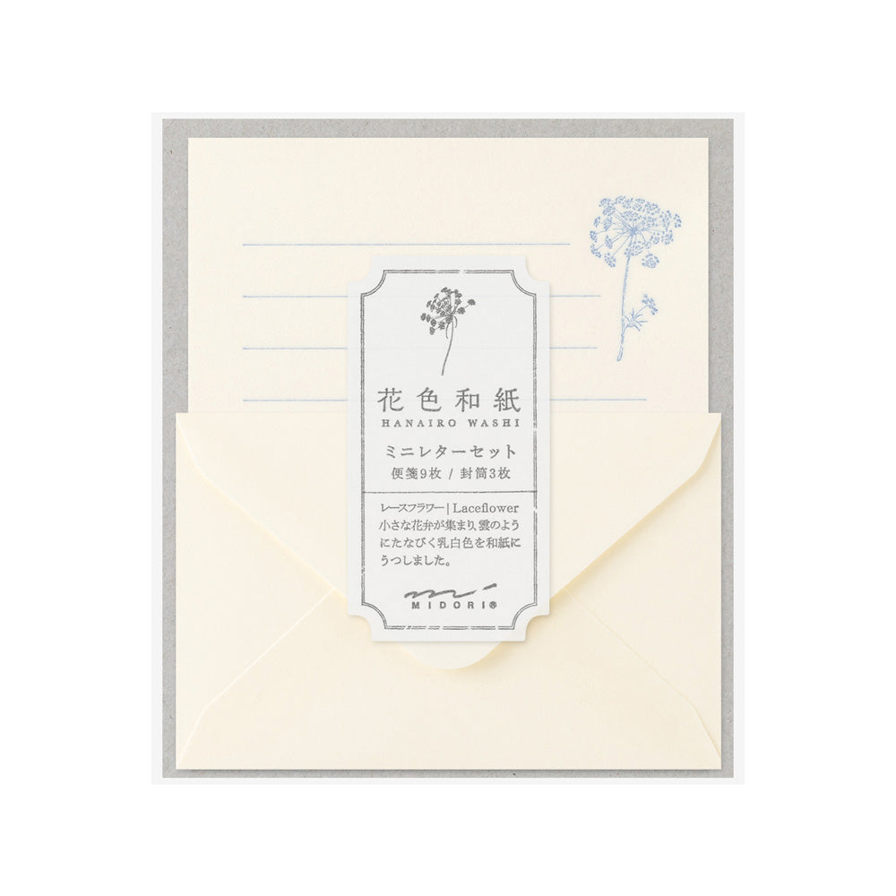 Mini Letter Set Washi – Hanairo Blanc