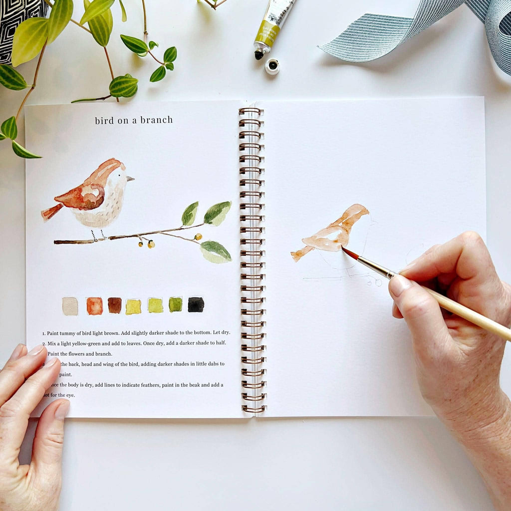 Carnet d'aquarelle animaux Emily Lex Studio