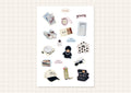 Planche de Stickers My trinkets